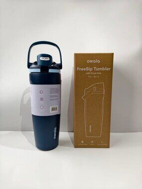 Owala FreeSip Sway Stainless Water Bottle 30 oz Color Blue Berry